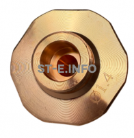 Сопло шестигранное для лазерной резки д.1,2мм арт. BD32-15-12-S - st-e.info - Чебоксары