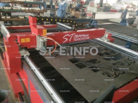 Портальный станок скоростной плазменной резки метала ST-1325UF - st-e.info - Чебоксары