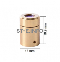 Защитный колпачок с защитным стеклом для QBH коннектора оптоволокна MAXQBHE05 - st-e.info - Чебоксары