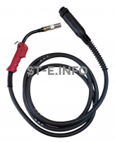 Сварочная горелка для полуавтомата QTB-500A длина кабеля 5 метров, евроадаптер - st-e.info - Чебоксары