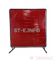 Экран защитный 1.74х2.34m, красный - st-e.info - Чебоксары