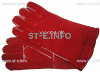 Перчатки-краги сварщика TETU 104 KEVLAR RED - st-e.info - Чебоксары