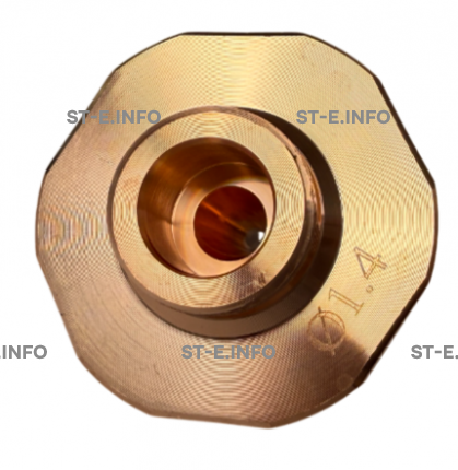 Сопло шестигранное для лазерной резки д.1,5мм арт. BD32-15-15-S - st-e.info - Чебоксары