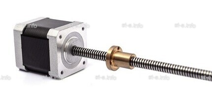 Шаговый двигатель 42HSL48-1204JA08-E146 (Tr8*4) - st-e.info - Чебоксары