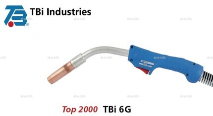 Горелка для полуавтоматической сварки TBI 6G-S-blue-ESG, длина 3 метра - st-e.info - Чебоксары