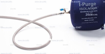 Односторонняя заглушка с трубкой и клапаном ISO 30" (765 mm)  - st-e.info - Чебоксары