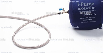 Односторонняя заглушка с трубкой и клапаном ISO 36" (914 mm)  - st-e.info - Чебоксары